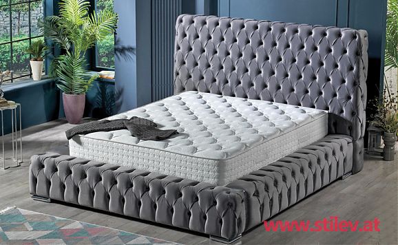 Regnum Bett mit Matratze 160x200 cm