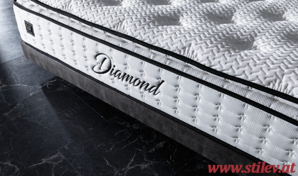 Diamond Bett mit Matratze 160x200 cm