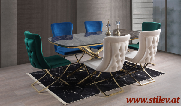 Yildiz R Esstisch mit 6 Stühlen