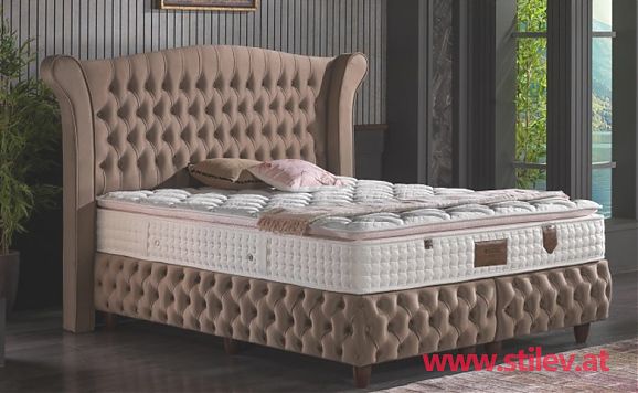 Basel Bett mit Matratze 140x200 cm