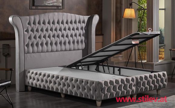 Basel Bett mit Matratze 160x200 cm