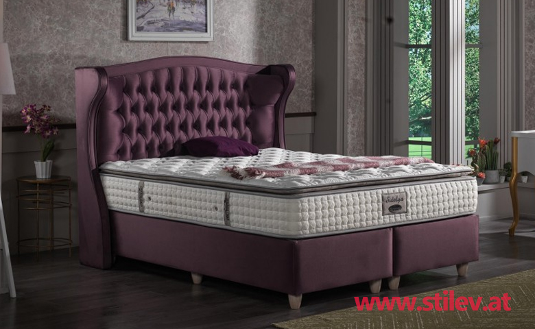 Sidelya 02 Bett mit Matratze 160x200 cm