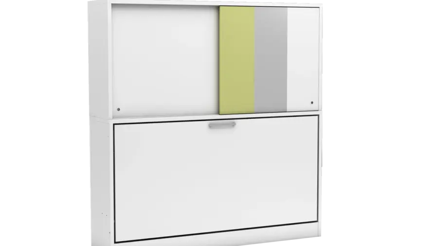 klappbett mit regal academy multimo gruen