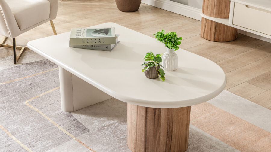 Polo Nussbaum Couchtisch