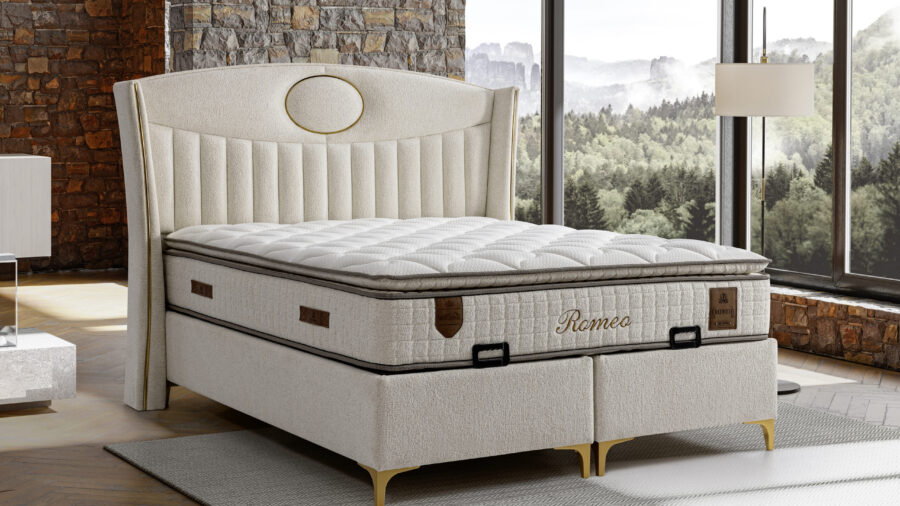 Romeo Bett Mit Matratze 140/160/180/200x200 cm SET