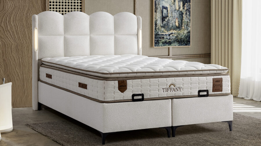 Tifanny Bett Mit Matratze 140/160/180/200x200 cm SET