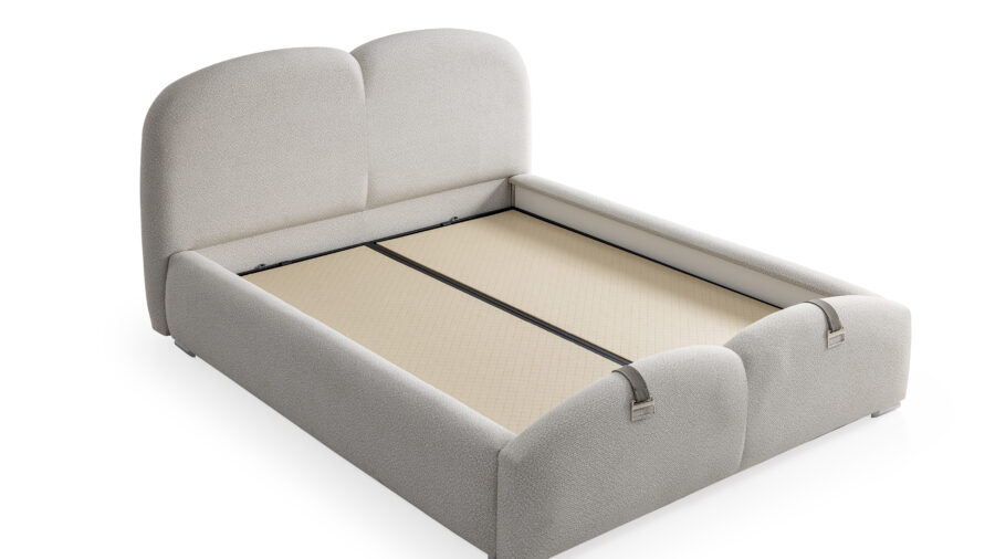Serenity Bettkasten mit Kopfteil 140/160/180/200x200 cm