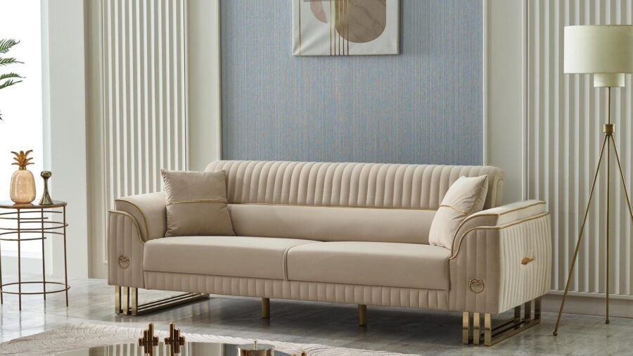 Inox 3-er Sofa