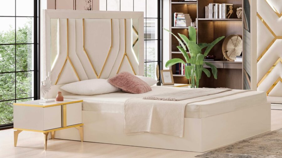 Boss Gold Bett mit Liegefläche 160×200 cm