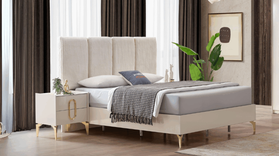 Pradas Bett mit Liegefläche 160×200 cm