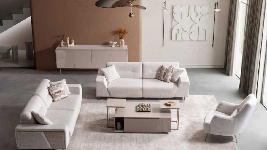 Rams Sitzgruppe 3+3+1