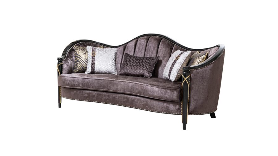 Feriha 3-er Sofa mit Krone