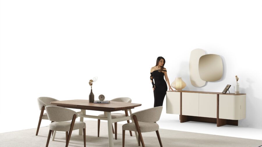 Ahuse Ceviz Esszimmer SET