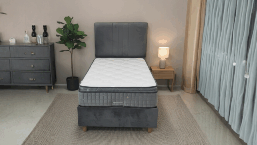 Amsterdam Bett Mit Matratze 100x200 cm SET