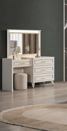 Leon Schreibtisch + Spiegelset