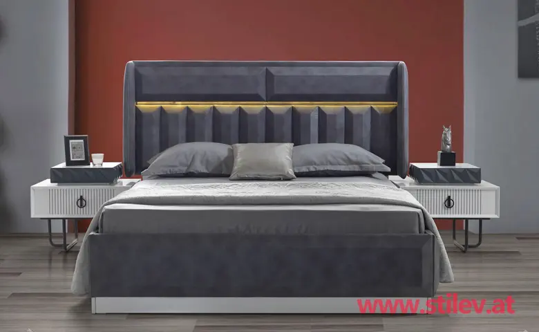 Nehir Bett mit Liegefläche 160x200 cm