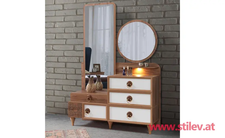 Zerafet Schminktisch+Spiegel