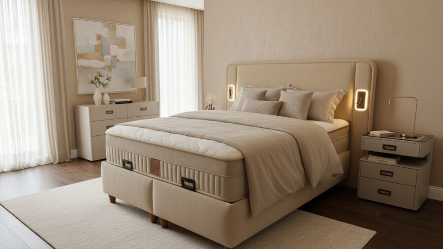 Amsterdam Bett Mit Matratze 160x200 cm SET