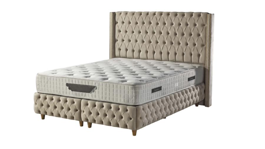 Athenas Bettkasten mit Kopfteil 140/160/180/200x200 cm