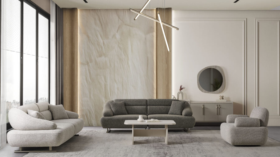 Defne MA Sitzgruppe 3+3+1