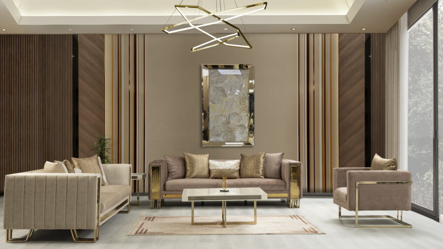 Roza Sitzgruppe 3+3+1