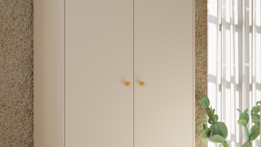 Moena 2-türiger Kleiderschrank