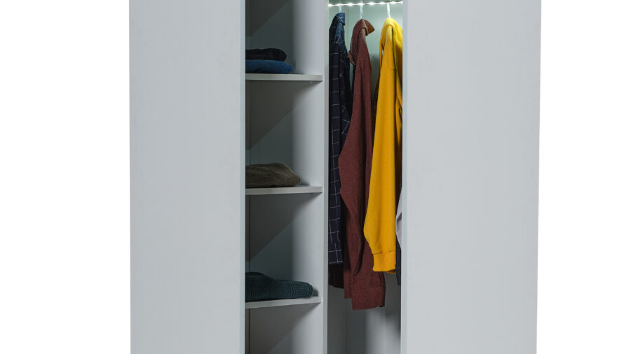 Infinity 1-türiger Eck-Kleiderschrank