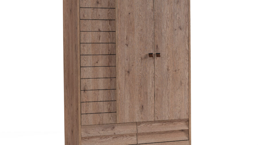 Petra Babyzimmer 3-türiger Kleiderschrank