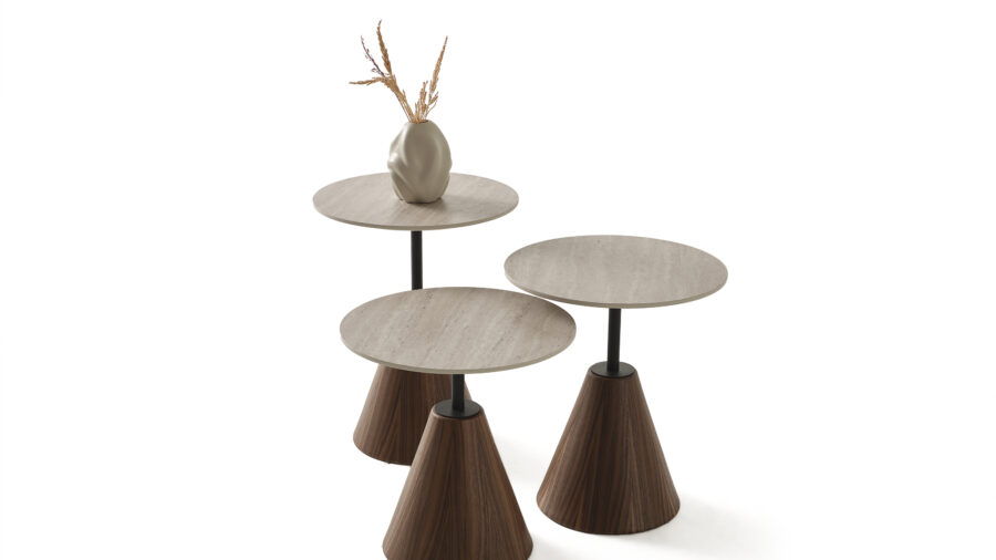 M-1502 Couchtisch Traverten